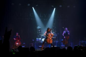 An Evening with Apocalyptica – Plays Metallica By Four Cellos Apocalyptica on stage